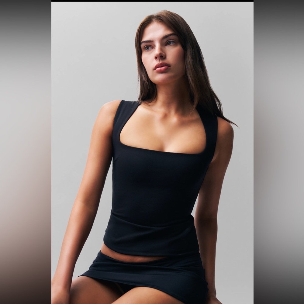 Danielle Guizio Black Celestial Full Length Top